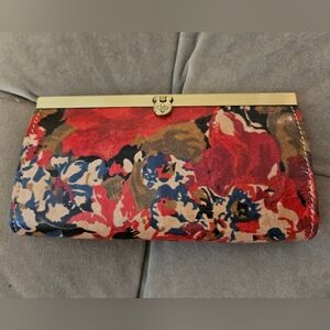 Patricia Nash Cauchy Leather Floral Clutch NWOT